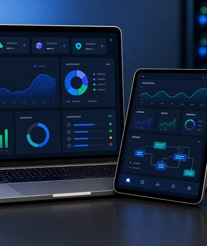 Mobile app analytics and workflow interface
